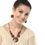Thumbnail: HAUTE SPROUT - WOODEN NECKLACE SET - JNS95