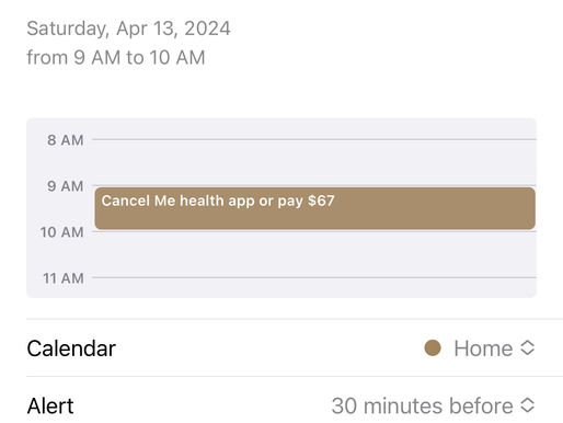 Lifehack: Put promotional sign-up dates in your phone