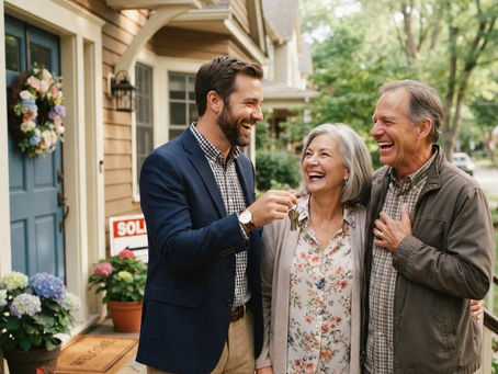 A son buying a home for an aging parent