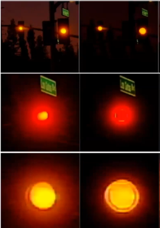 tuning of gamma control for LED traffic lights