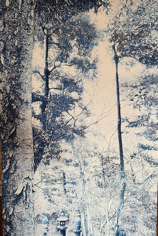 Xavier DESHOULIERES_Le Jardin_ Huile sur toile_146x97.jpg