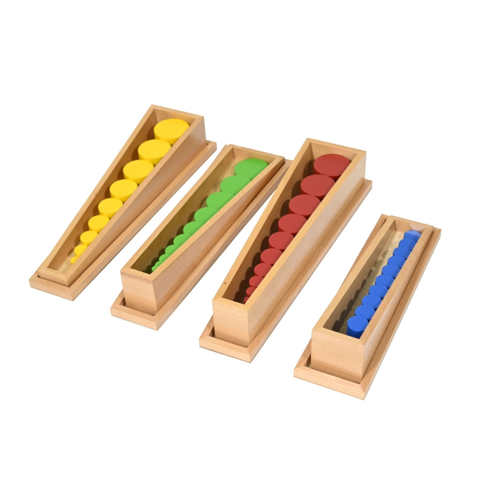 Knobless Cylinders - Teakwood