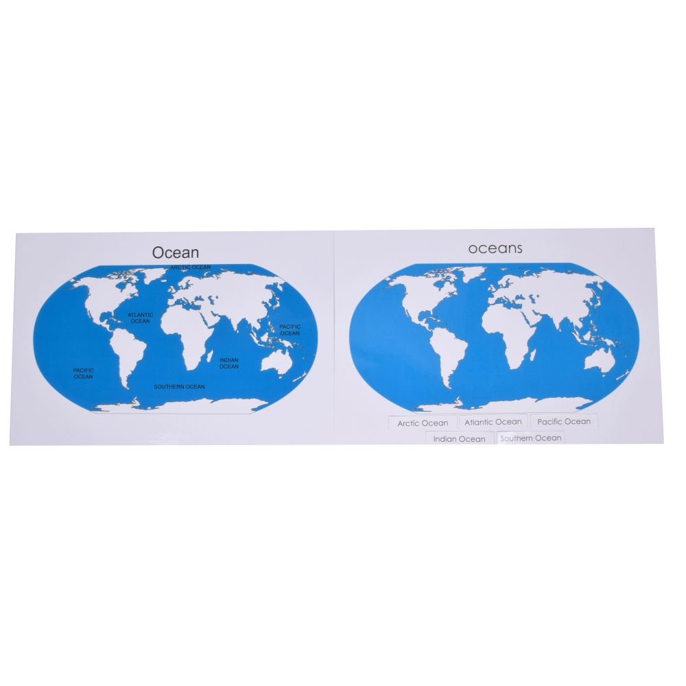 Isolation Maps - Oceans