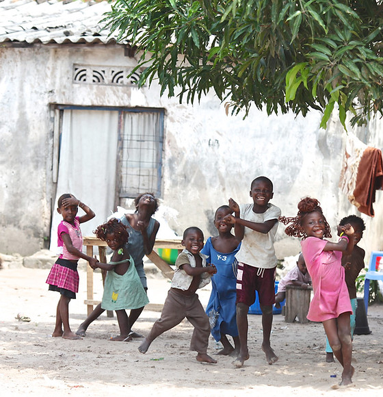 Children playing