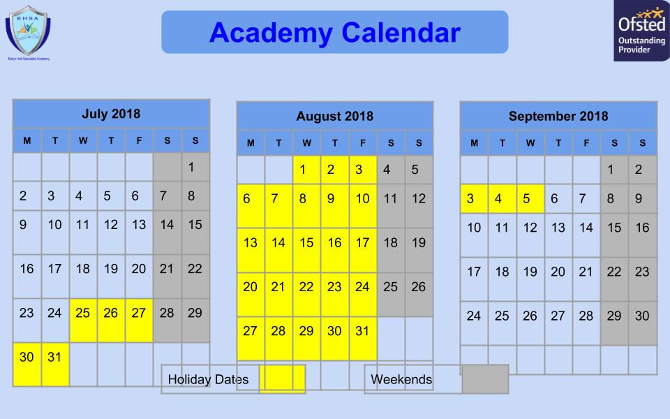 EHSA Summer Term Newsletter 2018