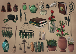 Witchy props 2