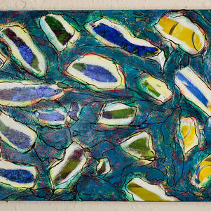 multi color bold abstract painting