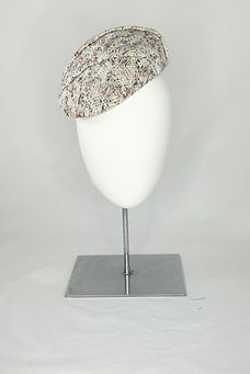 JWH Millinery Cream woolen percher