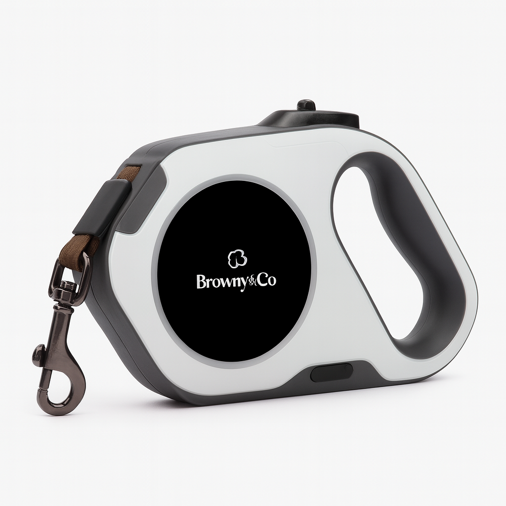 Retractable Leash with Built-In Flashlight