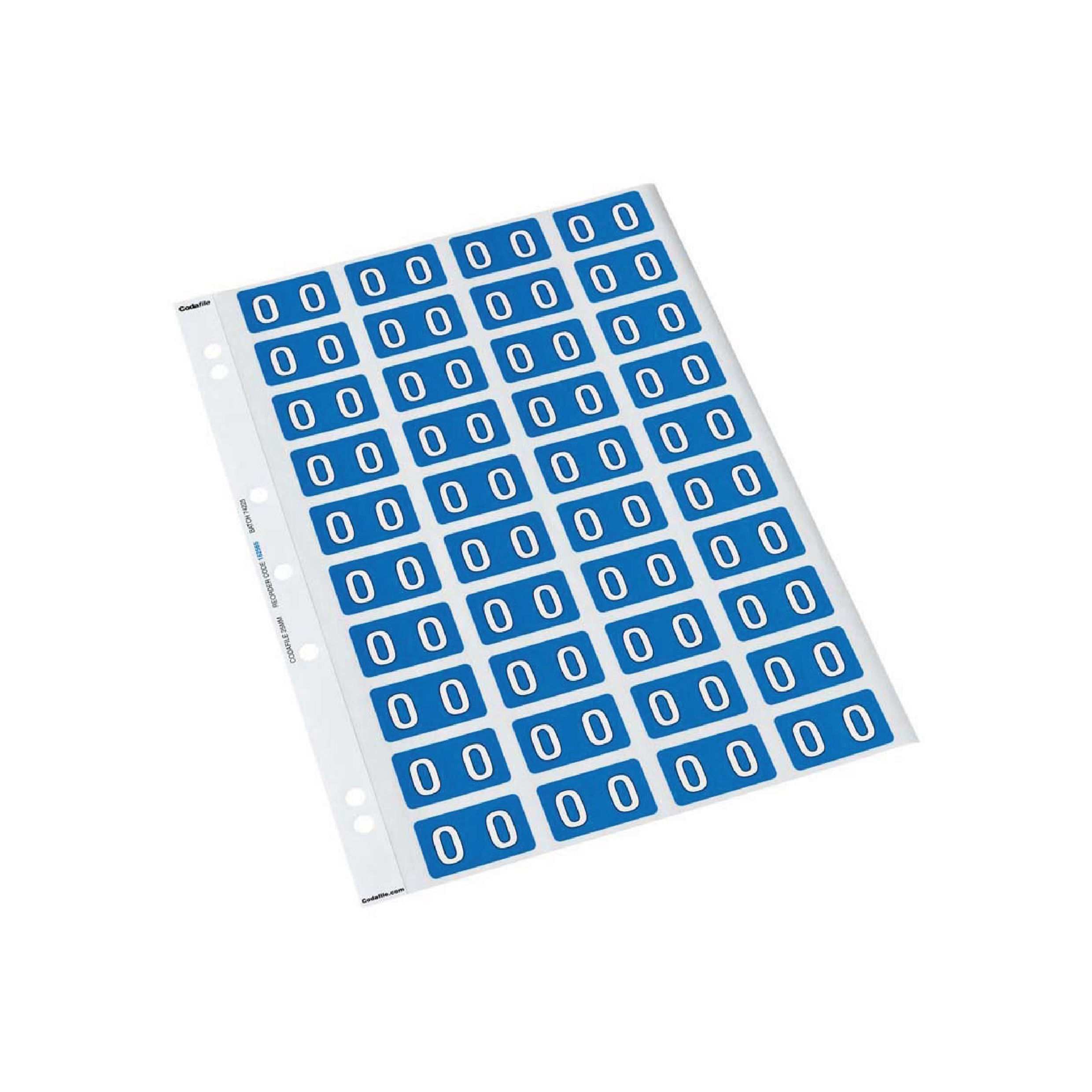 Codafile Alphabetical Labels -O