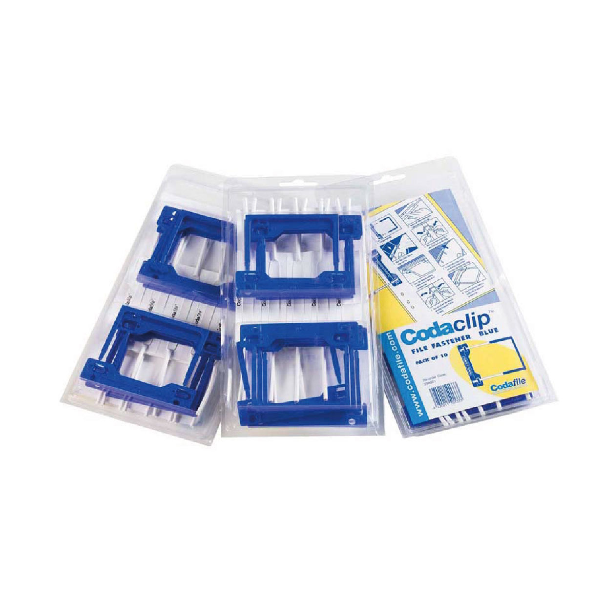 Codafile Codaclip Fastener 3 Piece Pack 10