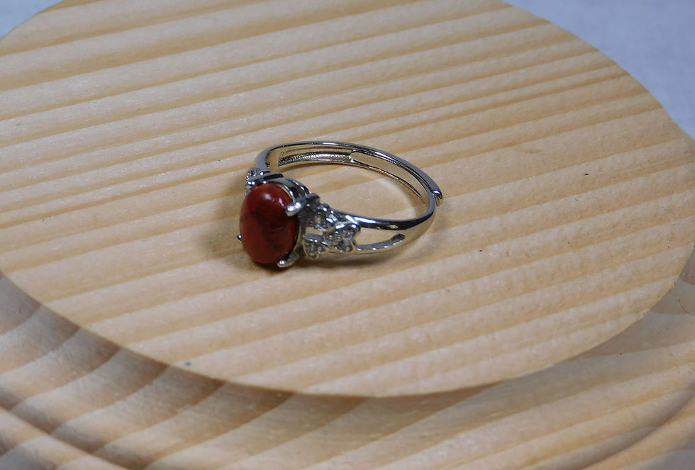 Thumbnail: Rootfire Hearts – Red Jasper Strength Ring