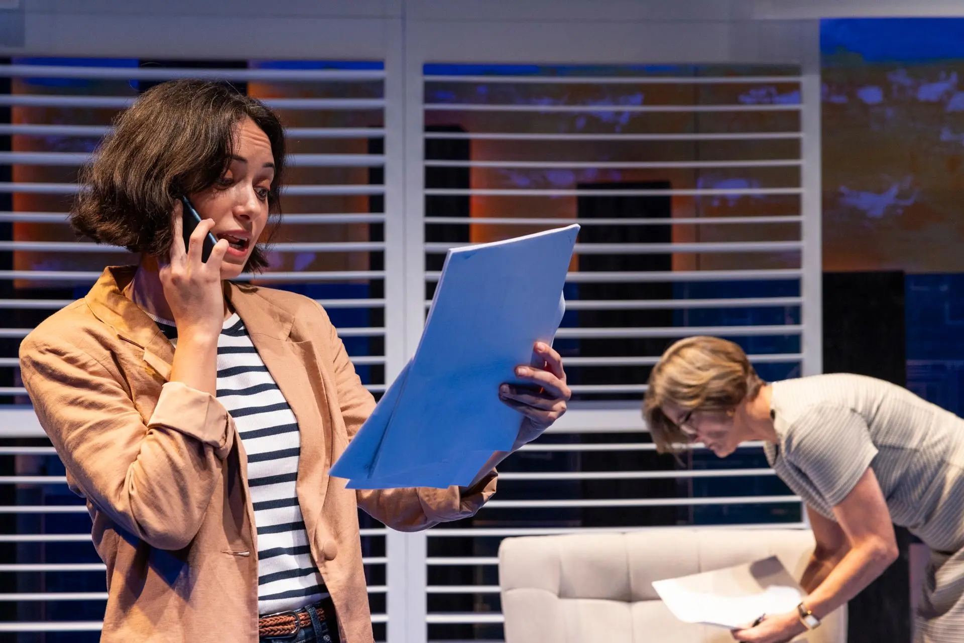 The cast of David Williamson's 'The Great Divide'. Images by Brett Boardman