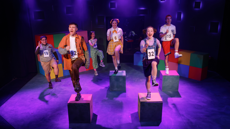 The cast of September Remedy  Productions and Hayes Theatre Co's The 25th Annual Putnam County Spelling Bee. Images supplied by Hayes Theatre Co & September Remedy Productions