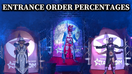 Stardom Entrance Order Win Percentages