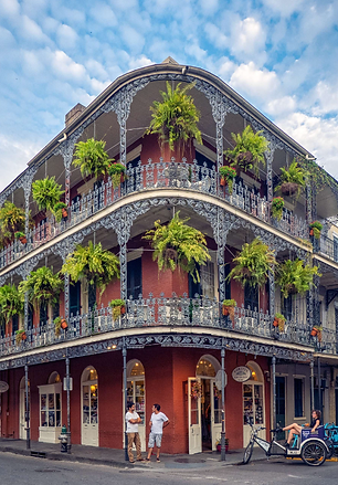 Building in the French Quarter