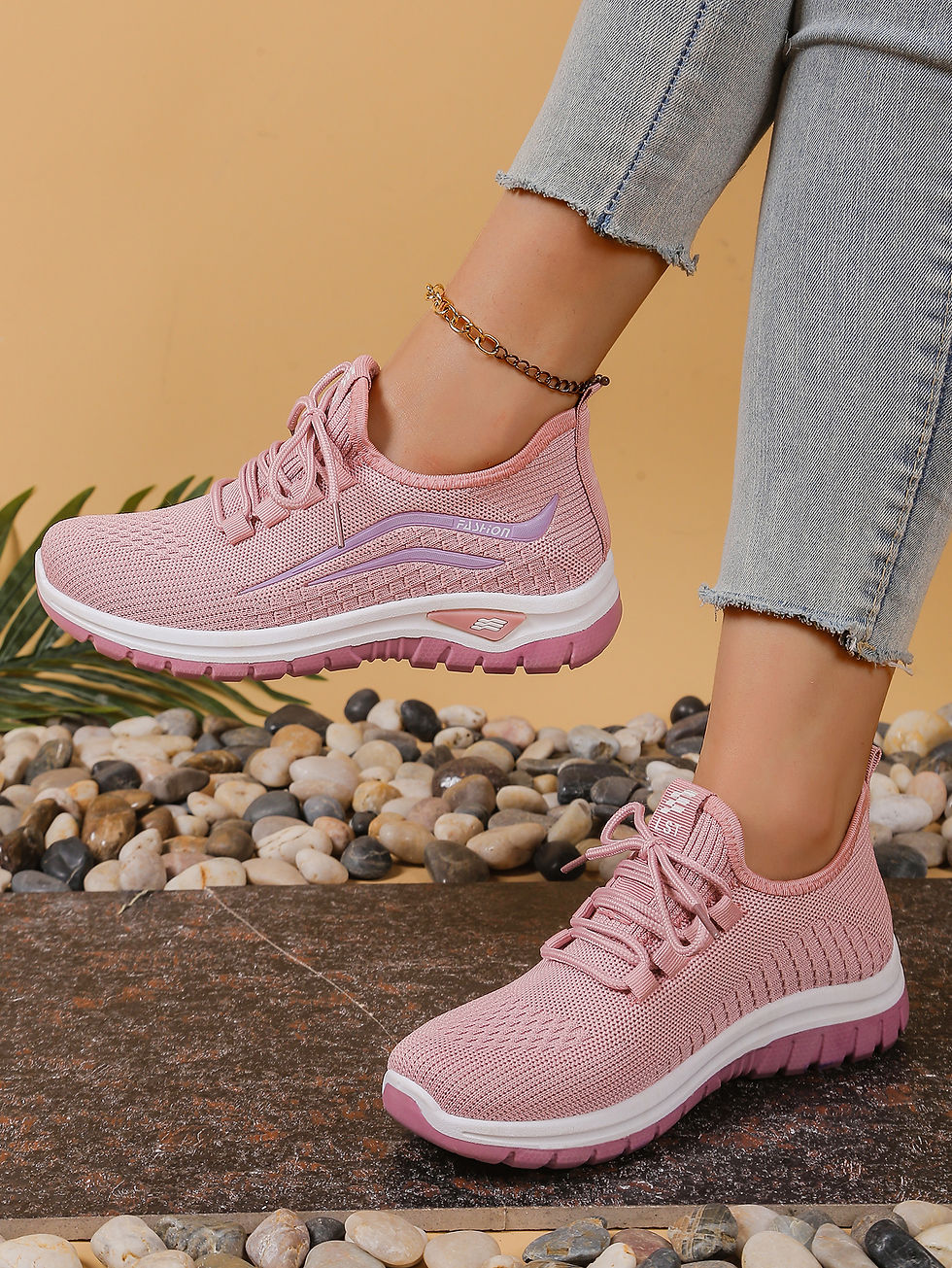 Thumbnail: Women's shoes, soft soles, not tired feet,summer sneakers platform shoes, flying