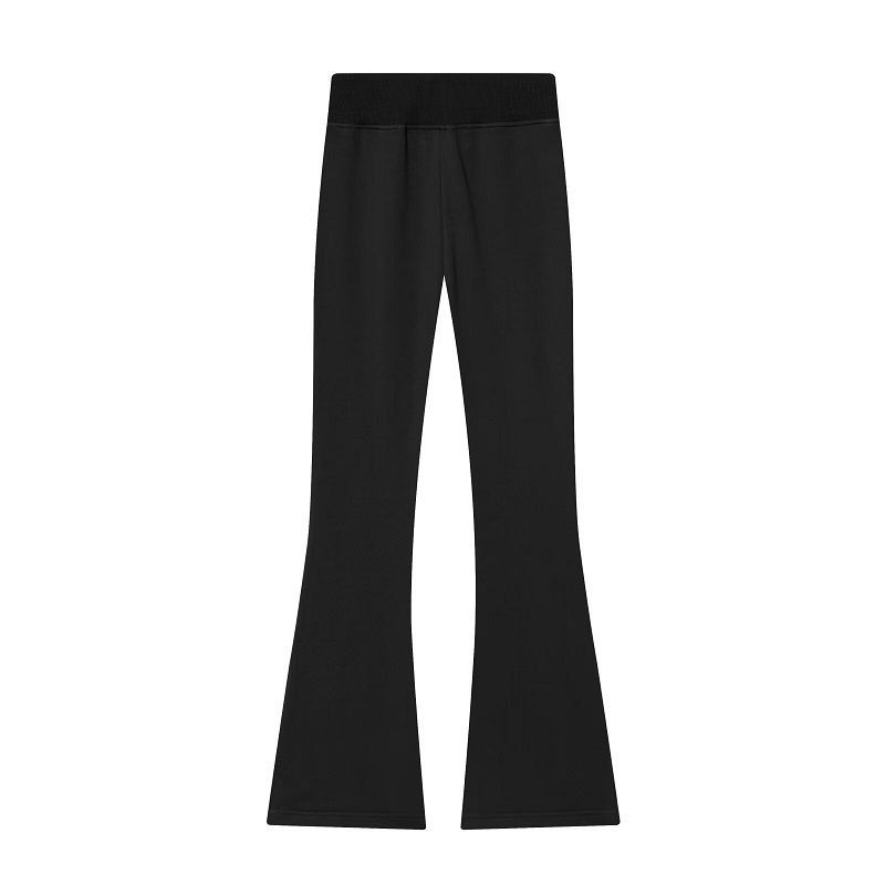 Thumbnail: HXAO Women's Suits Flare Pants Sets 2 Piece Set Fleece Elastic Waist Trouser Sui