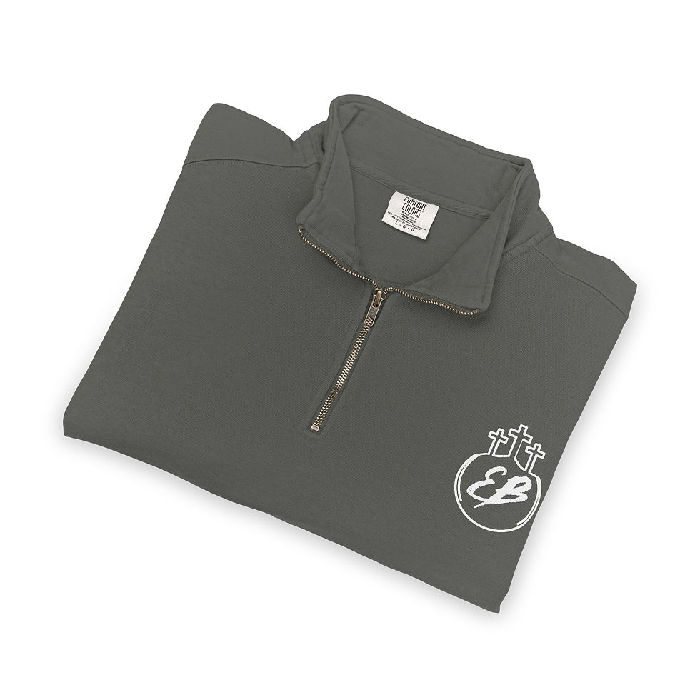 Thumbnail: Unisex Adult Quarter-Zip Sweatshirt