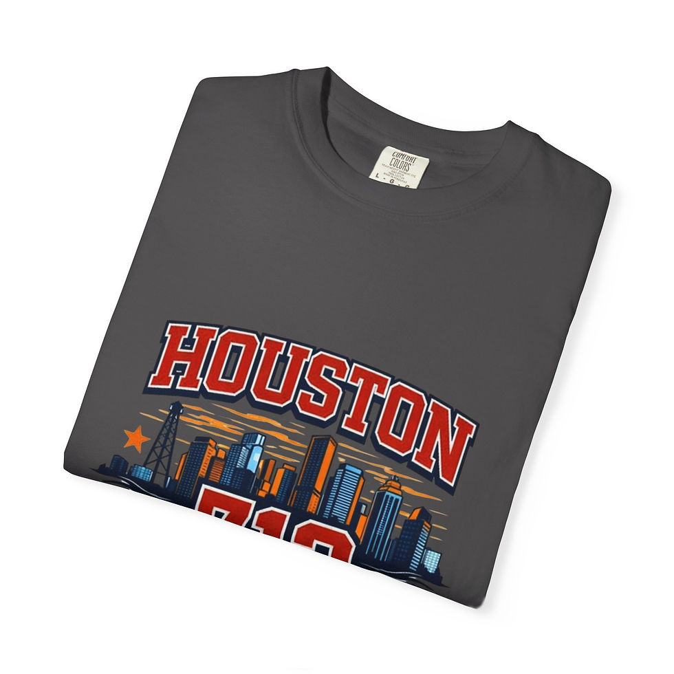 Thumbnail: Houston 713 Skyline T-Shirt | H-Town Graphic Tee, City Pride