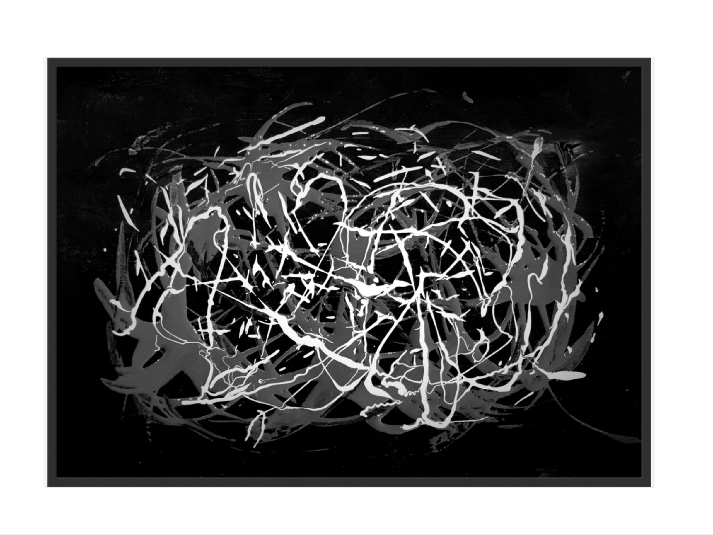 Black Is the New White (60 x 80 cm) - NOT AVAILABLE