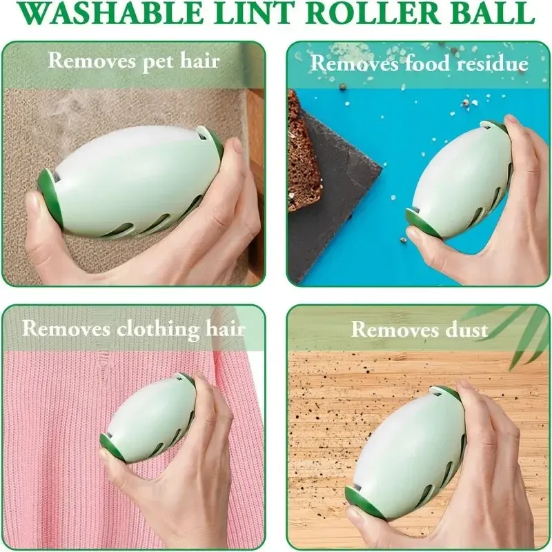 Thumbnail: Washable Lint Remover Clothes Roller Portable Pet Hair Remover