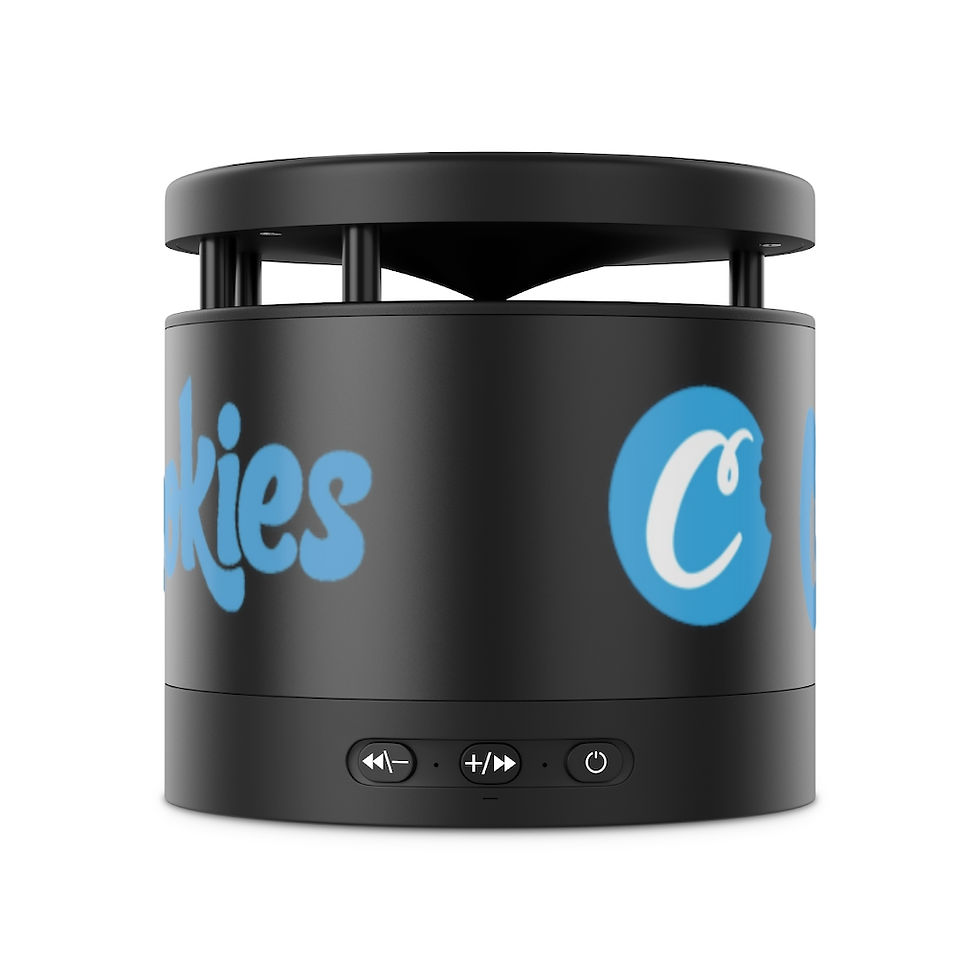 Thumbnail: C For Cookies Metal Bluetooth Speaker and Wireless Charging Pad