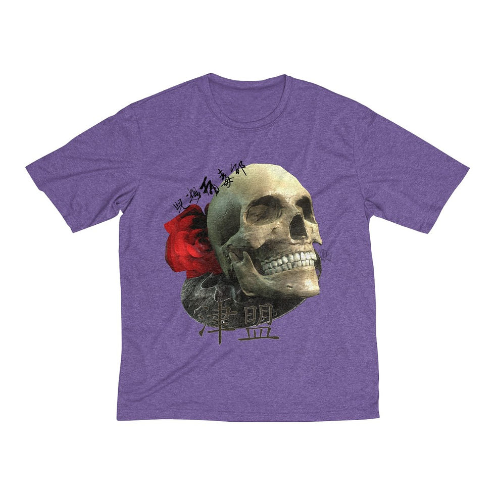 Thumbnail: Hustler Skull Men's Heather Dri-Fit Tee