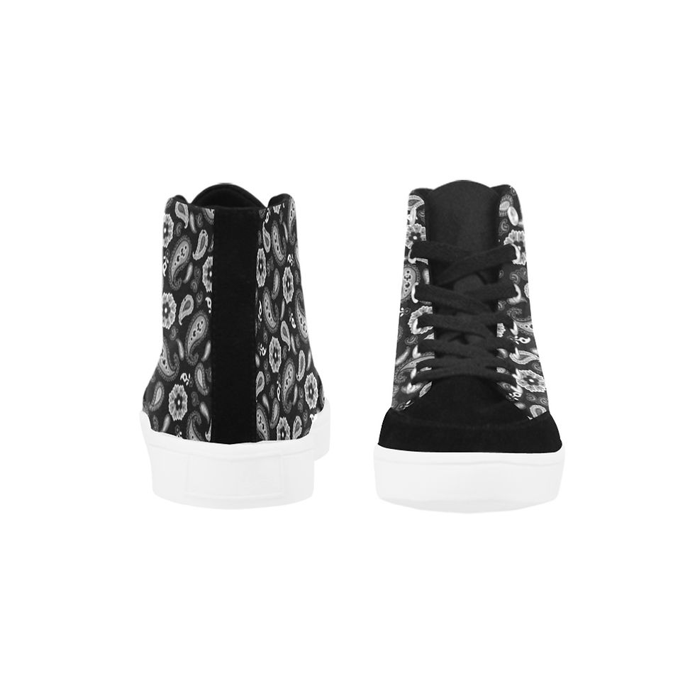 Thumbnail: HD Paysley Hightop Herdsman High Top Shoes for Men (Model 038)
