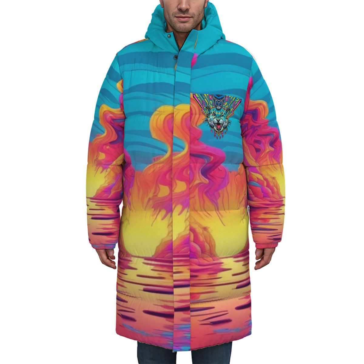 CH33TA Unisex Long Winter Jacket