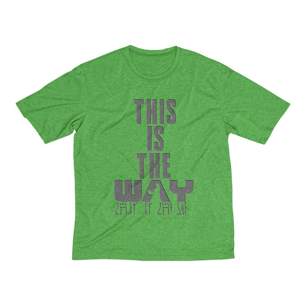 Thumbnail: The Way Mandalorian Men's Heather Dri-Fit Tee