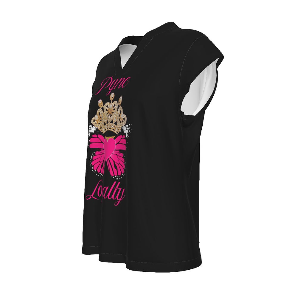 Thumbnail: Pync Loyalty Women's V-neck Short Sleeve Blouse