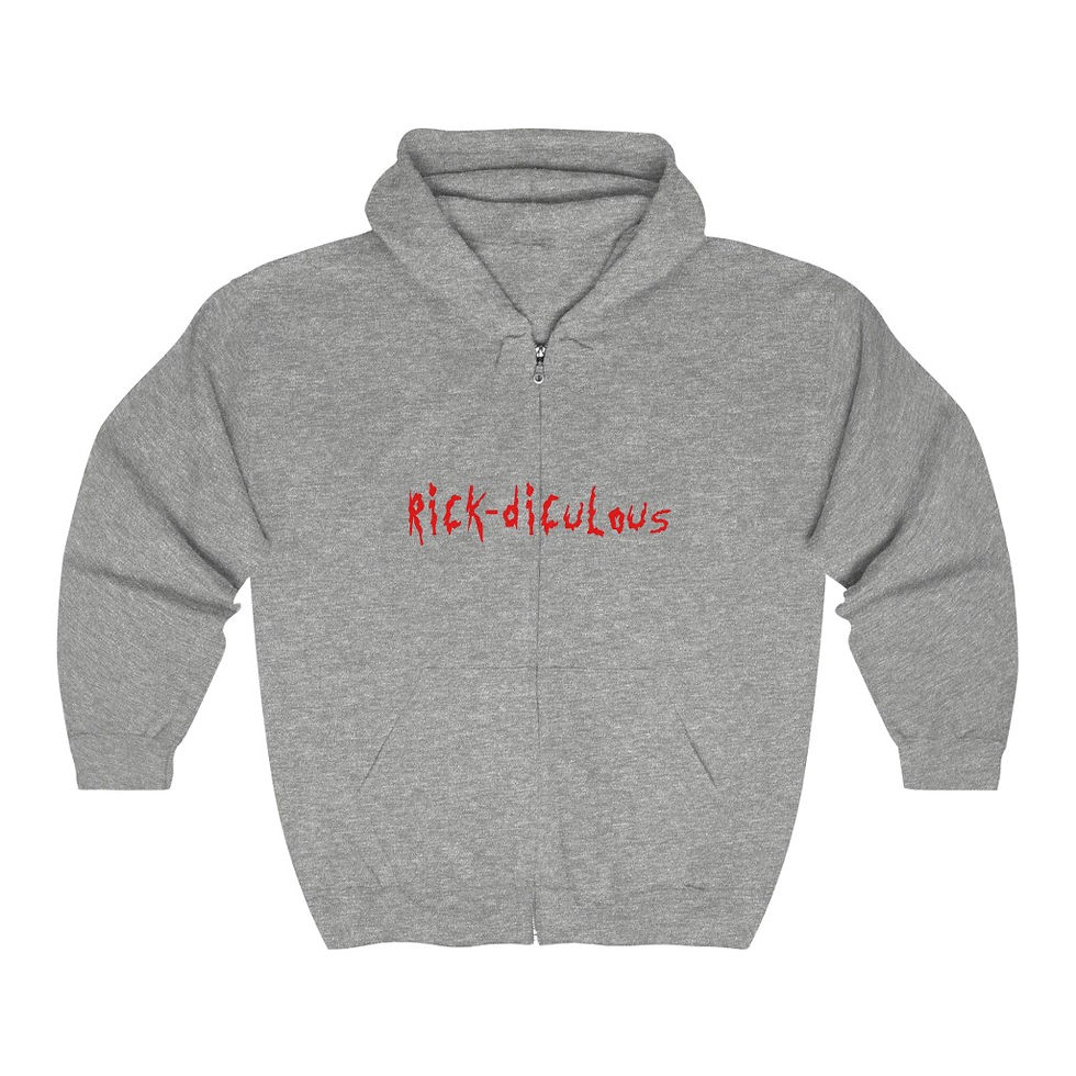 Thumbnail: Wubba Lubba Dub Dub Unisex Heavy Blend™ Full Zip Hooded Sweatshirt