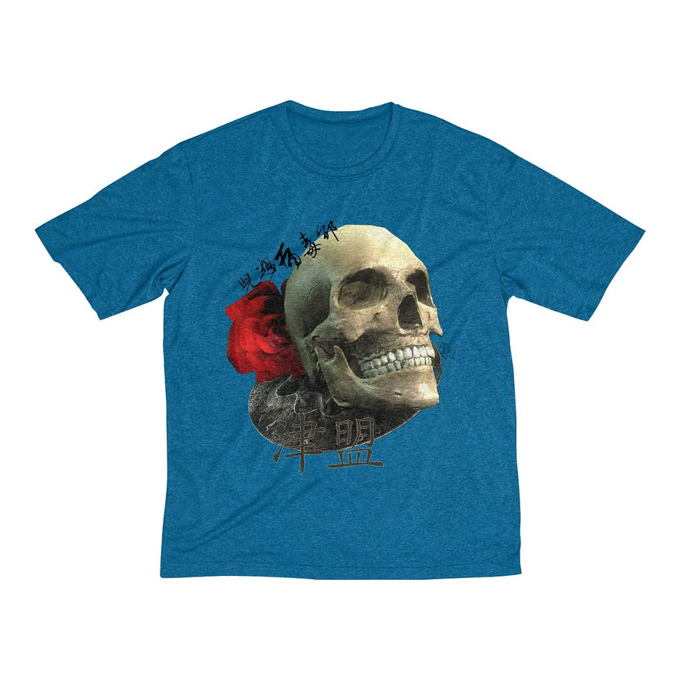 Thumbnail: Hustler Skull Men's Heather Dri-Fit Tee