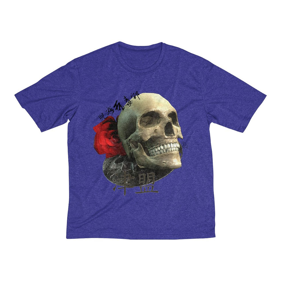 Thumbnail: Hustler Skull Men's Heather Dri-Fit Tee