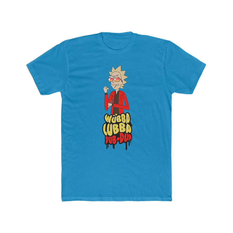 Thumbnail: Wubba Lubba Dub Dub Men's Cotton Crew Tee