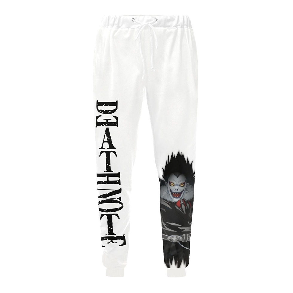 Thumbnail: Death Note Ryuk Men's All Over Print Sweatpants (Model L11)