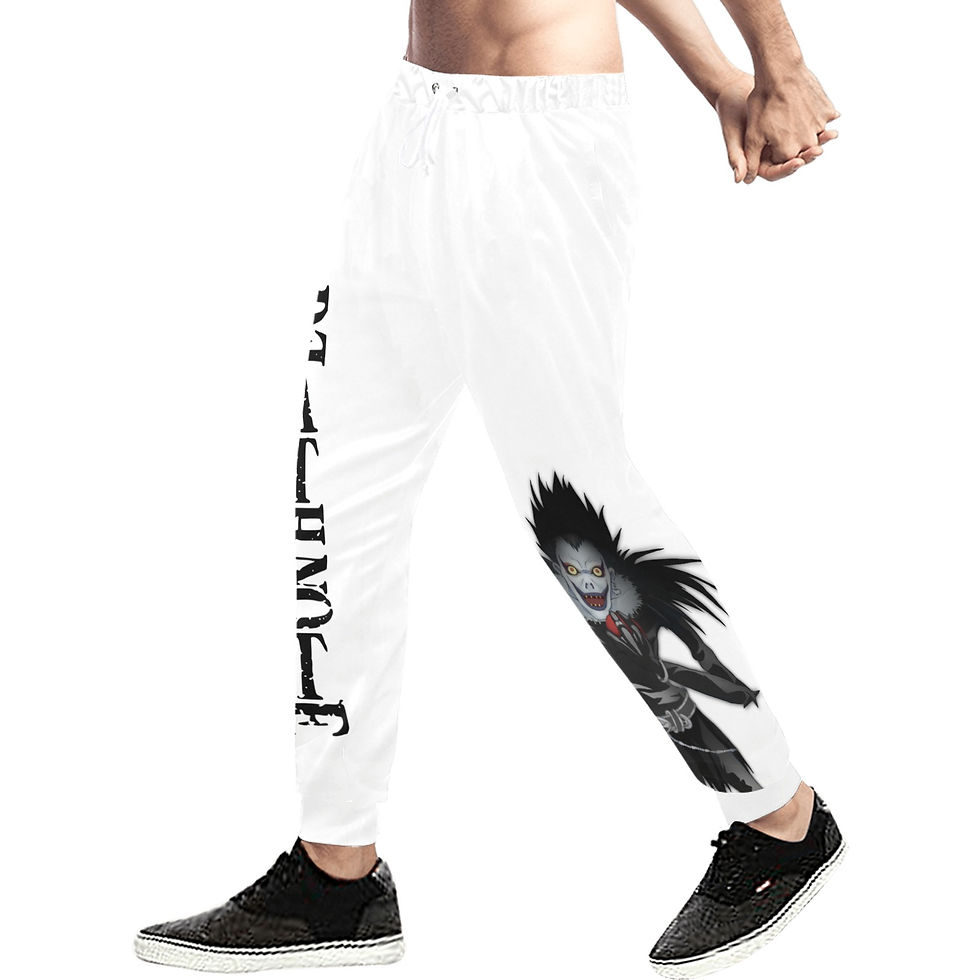 Thumbnail: Death Note Ryuk Men's All Over Print Sweatpants (Model L11)
