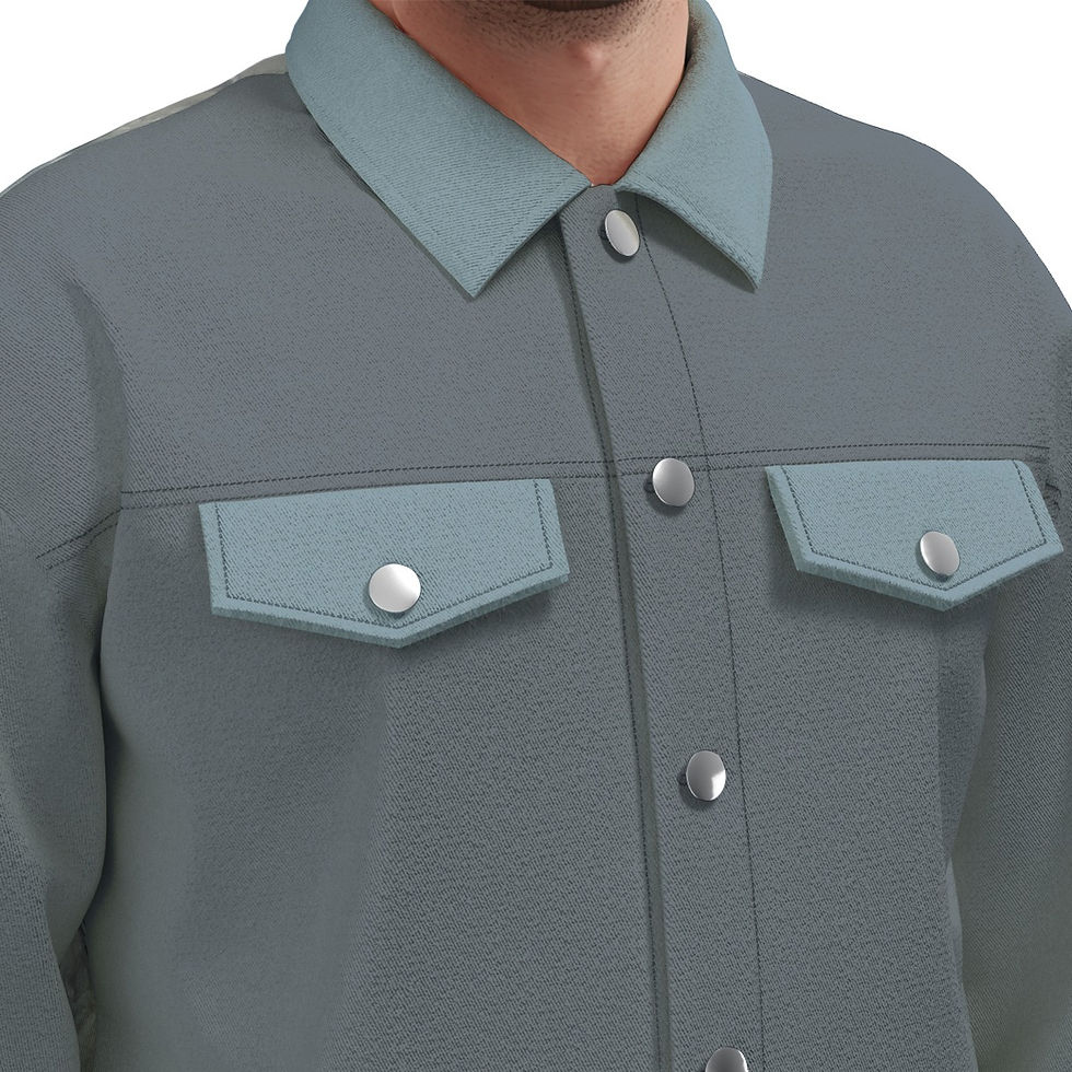 Thumbnail: Dragon Blu Unisex Lapel Jacket