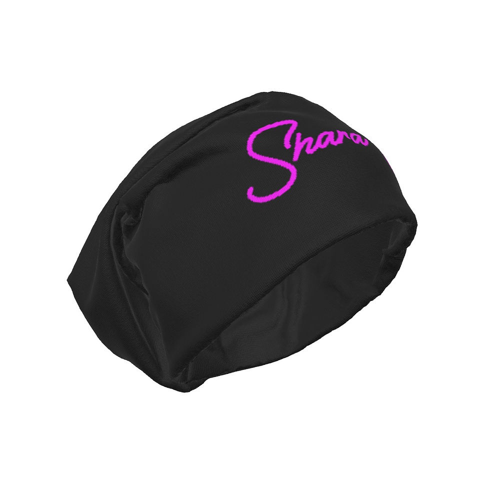 Thumbnail: Shara Cursive Unisex Beanie Hat