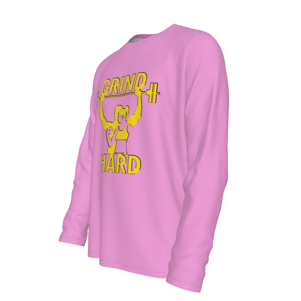 Thumbnail: Grind Hard Raglan Long Sleeve T-shirt