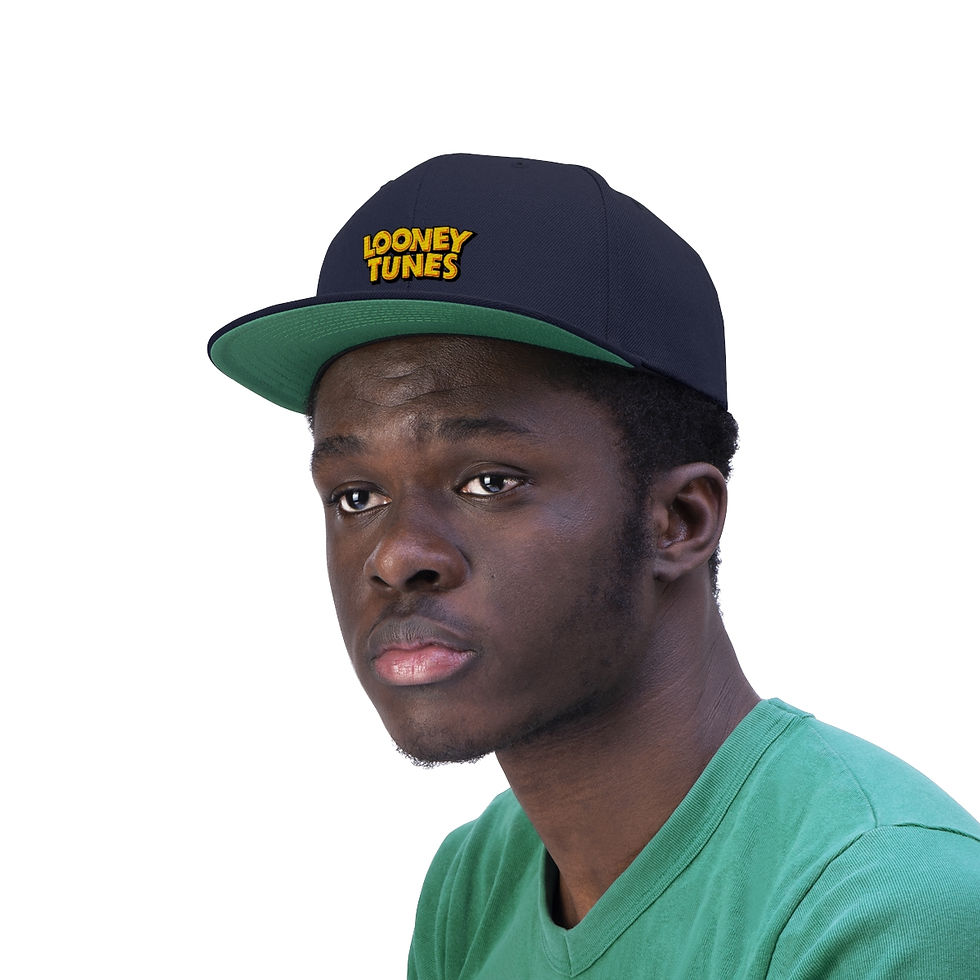Thumbnail: Loony Tunes Unisex Flat Bill Hat