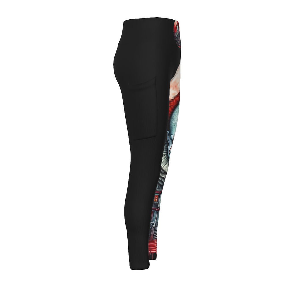 Thumbnail: Pennywise Women's High Waist Leggings With Side Pocket