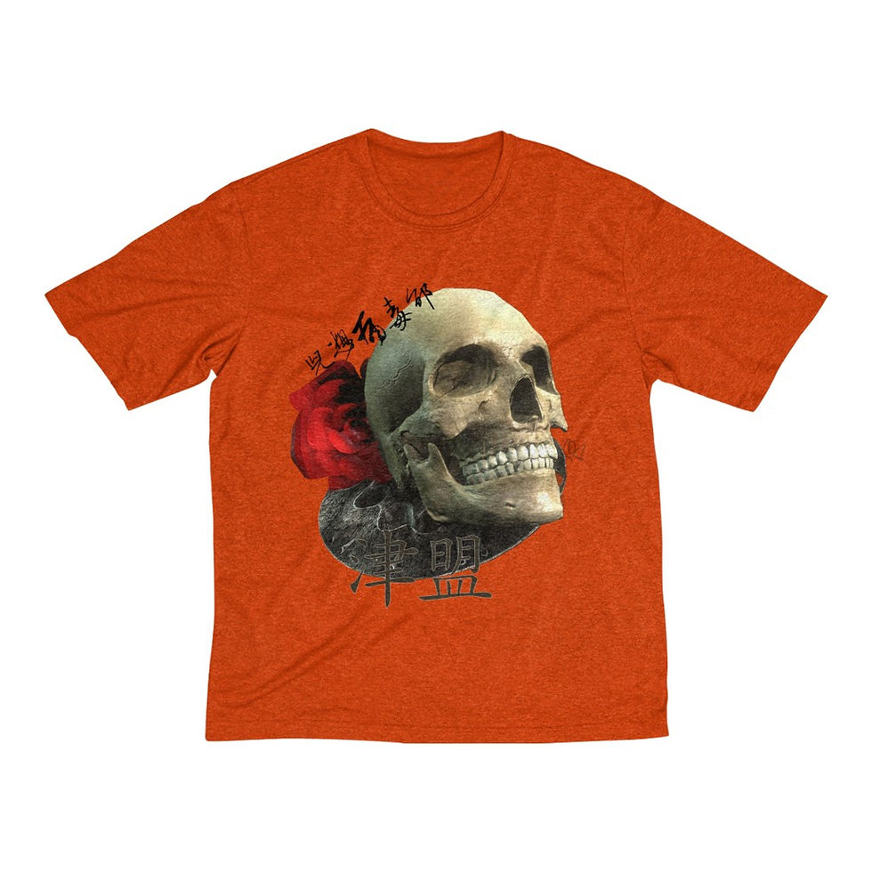 Thumbnail: Hustler Skull Men's Heather Dri-Fit Tee