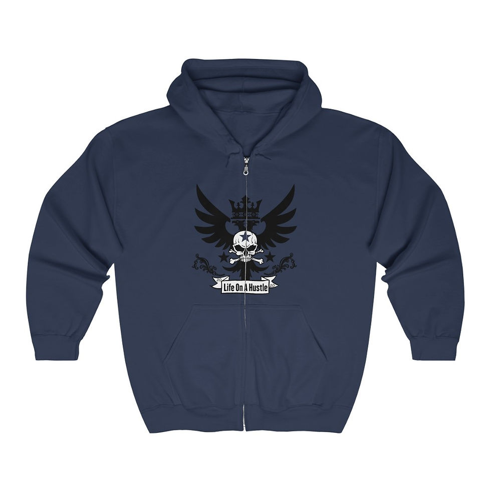 Thumbnail: l.o.a.h Unisex Heavy Blend™ Full Zip Hooded Sweatshirt