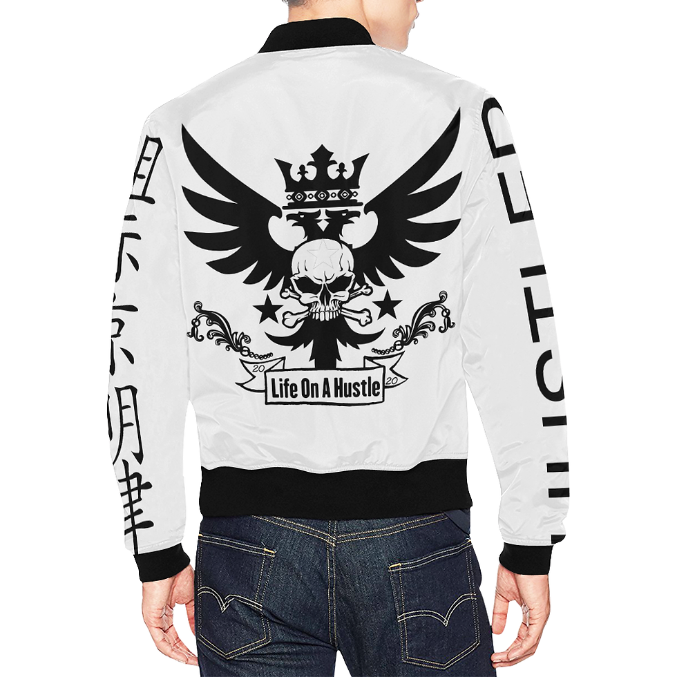 Thumbnail: True Hustler Legacy All Over Print Bomber Jacket for Men/Large Size (Model H19)