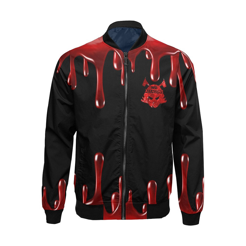 Thumbnail: Wu Assassins Bloody Roar All Over Print Bomber Jacket for Men (Model H19)