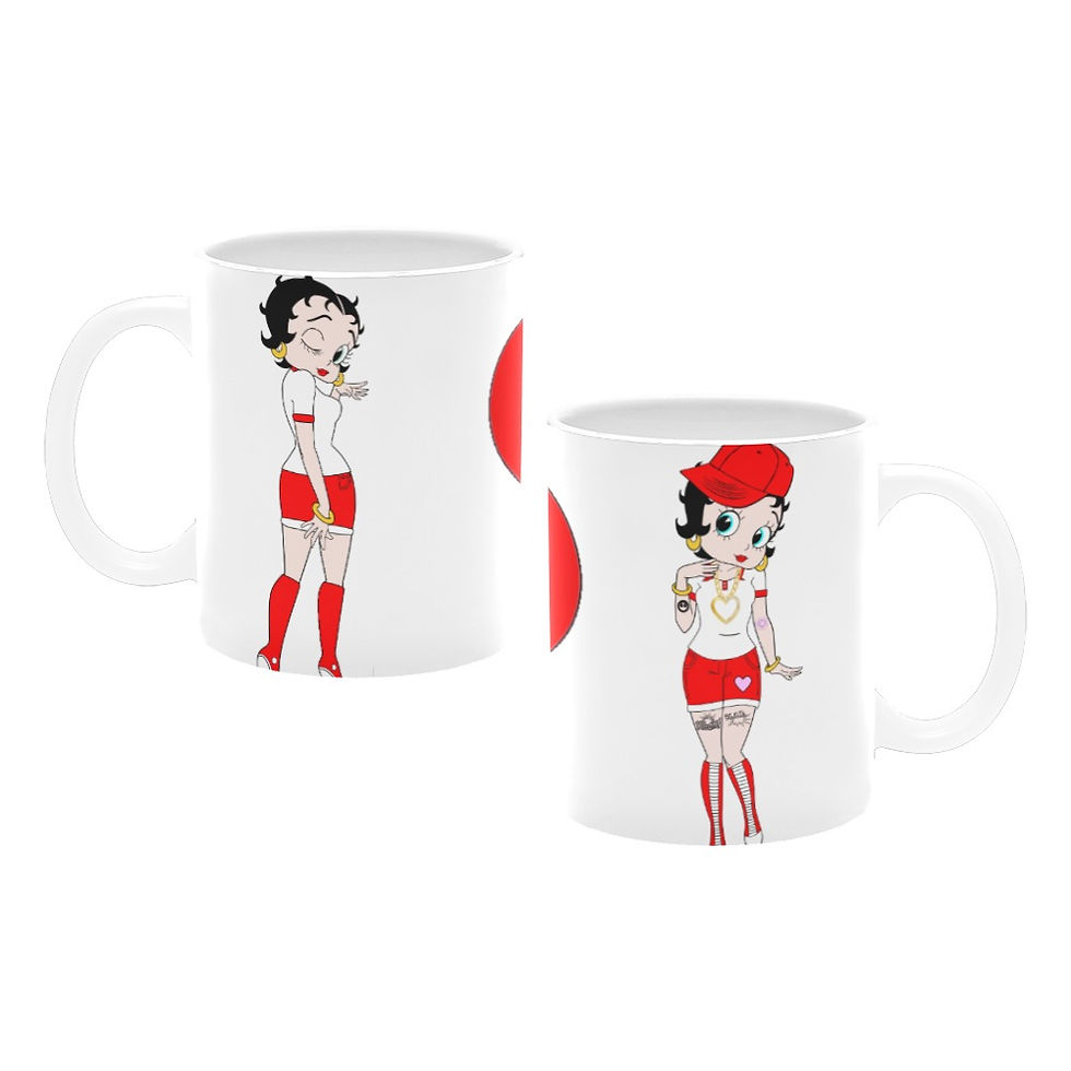 Betty Boop Turn Around White Mug(11OZ)