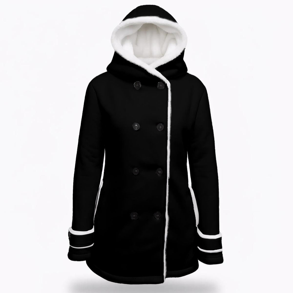 Pync Loyalty Women's Double-Breasted Winter Coat With Fleece