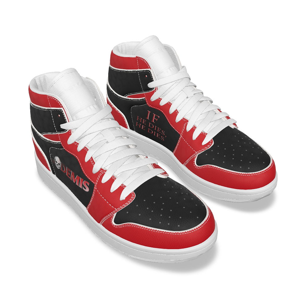 Thumbnail: Godemis Men's Synthetic Leather Hightops